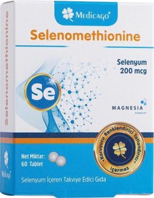 Resim Medicago Selenomethionine Selenyum 200 mcg 60 Tablet 868178805419 