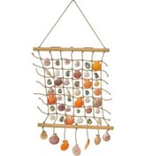 Resim Pazly Suntek Sanatı Perde Örgülü Kabuk Dekorasyon Asılı 38cmx77cm Wa 