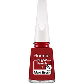Resim Flormar Nail Enamel Yoğun Pigmentli Oje 128 Bordeaux Scream 