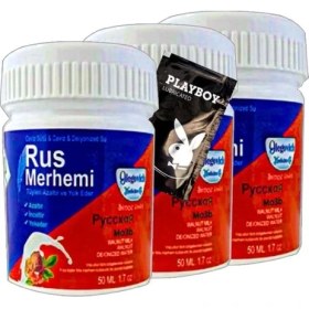 Resim Buğz Rus Merhemi Glegnid Blue Tüy Kremi 22-2:0339 Rus Merhemi 3lü x 50 ml + Yanında Jel - 000031KI 