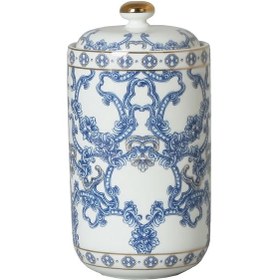 Resim Lucky Art LYHD 608 Florance Bone China Porselen Kapaklı Kavanoz 21 cm 