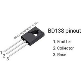 Resim Bd 138 Transistör 5 Adet 