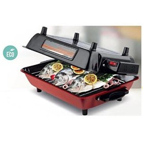 Resim Inova IB-320022 Camlı Elektrikli Emaye Gövdeli Tepsili Izgara Barbekü 