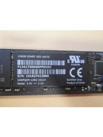 Resim Sandisk 128GB Sdnep 655-1837D Oem For Apple MacBook 13" SSD SD6PQ4M-128G-1021H Refrubıshed 
