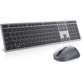Resim Dell KM7321W Kablosuz Klavye Mouse Set TR-Gri Siya h 580-AJQR (5397184357576) BLUETOOTH 