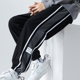 Resim Erkekler için yaz aylarında rahat fitat spor pantolonu, trend tarzda, büyük boyutlarda mevcut, ilkbahar ve sonbahar için rahat giyim, büyük beden 