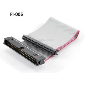 Resim YKA 40 Pin Ide Ribbon Kablo Uzatma Dişi-Erkek 50 cm 