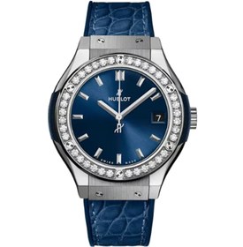 Resim Classic Fusion Titanium Blue Diamonds Kadın Saat 