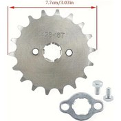 Resim Cloudstore 428 Zincir 20mm Delik 18 Diş Off Road Motor Ön Aksesuar Dişlisi 