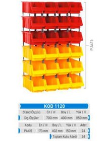 Resim Sembol Plastik Kod 1120 Çok Amaçlı Plastik Avadanlık Setleri Kt.Renk 