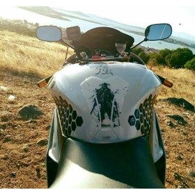 Resim Redline Grafik 150 Parça XL Büyük Kırmızı Petek Depo Yan Pad Universal Redline Grafik 