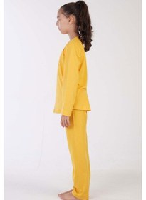 Resim Kız Çocuk Uzun Kol Sarı Pijama Takımı C3t0n7o122 001 
