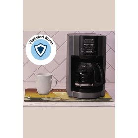 Resim Valerine Life Kahve Makinesi Matı Sıvı Geçirmez Kaymaz Yıkanır Çaycı Çay Espresso Makinesi Pad 35X45CM 27250211 