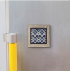 Resim İtalyan Deseni Baskılı Mdf Magnet 7x7 266 