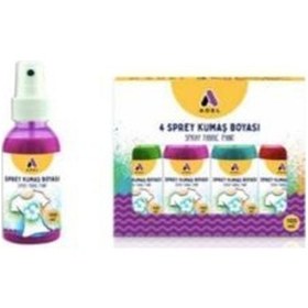 Resim Adel Sprey Kumaş Boyası 4 Renk 