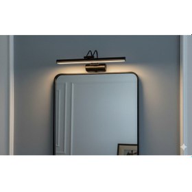 Resim Siyah Kasa Gün Işığı Banyo Duvar Ayna Tablo Aydınlatması Flüt Aplik Kuğu Aplik Diğer 