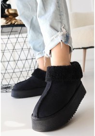 Resim Edali Siyah Süet Bot Siyah 