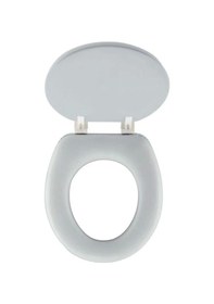 Resim Lüks Klozet Kapağı Desenli Düz Kalın Süngerli Royaleks-14054 Çok Renkli 