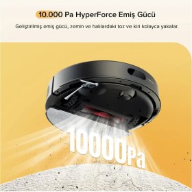 Resim Roborock Q8 Akıllı Robot Süpürge 8000 Pa Emiş Gücü Uygulama Kontrolü ile Düz Zemin İçin 