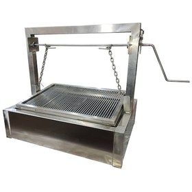 Resim Arjantin Tipi Asansörlü Barbekü Mangalı 