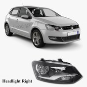 Resim VOLKSPAR POLO ÖN SAĞ FAR LAMBASI HELLA TİP 2010 2011 2012 2013 2014 MODLLER İÇİN 
