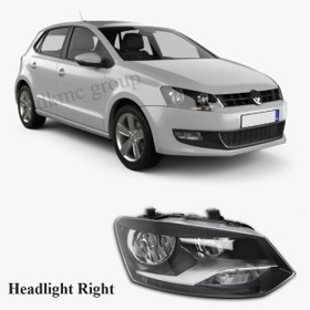 Resim VOLKSPAR POLO ÖN SAĞ FAR LAMBASI HELLA TİP 2010 2011 2012 2013 2014 MODLLER İÇİN 