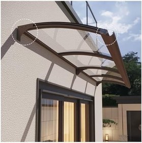 Resim Dış Mekan Gölgelik Tente Ağır Hizmet Tipi Çelik Taban 120x140 cm (47x55 inç) Hava Koşullarına Dayanıklı Pencere ve Giriş Kapağı Dayanıklılık ve Koruma için İdeal Kolay Kurulum 
