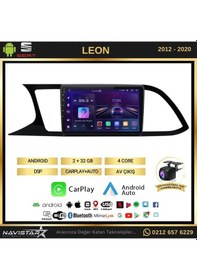 Resim Seat Leon 2+32gb Kablosuz Carplay 2012-2020 Android 13 Navigasyo 