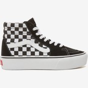 Resim Vans Checkerboard Sk8-HI Platform 2.0 Siyah - Beyaz Kadın Sneaker 