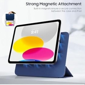 Resim m.tk moveteck Samsung Galaxy Tab S9 FE Plus 12.4" ile Uyumlu Kılıf, Magic Keyboard Klavyeli, Manyetik Kapak, S Pen Kilit Yuvalı, Lila 