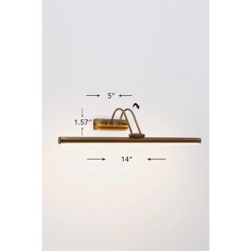 Resim Pilli Aplik Kumandalı Duvar Aplik Banyo Aydınlatması Tablo Aplik Dekoratif Aydınlatma 35CM 3000K 65000K LED Işık 