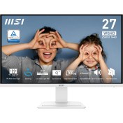 Resim MSI 27" PRO MP273QW E2 2560x1440 (WQHD) 16:9 FLAT IPS 100Hz 1MS ADAPTIVE-SYNC BEYAZ MONITOR 