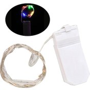 Resim Qingmipy Parlak Led Işık Zinciri - Düğün, Parti Ve Hediye Süslemeleri İçin Su Geçirmez Ve Renk Seçenekli Dekoratif Aydınlatma Çok Renkli 