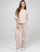 Resim Lap'clo Yazlık Oversize Spor Takım Eşofman Üniforması 155858734 Mocha 