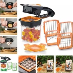 Resim 5 In 1 Pratik Hazneli Sebze Meyve Doğrayıcı 