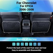 Resim Dashanshop Epıca 2006-2008 Oto Kolçak Koruyucu Saklama Cebi Siyah Kırmızı 2li Set 