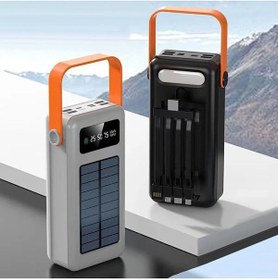 Resim Solar Energy 100.000 Mah Powerbank 4usb Güneş Enerji Panelli Powerbank Digital Gösterge 
