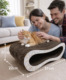 Resim Yelbegen Karton Kedi Tırmalama 
