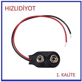 Resim 9V Pil Başlığı, 9V Pil Soketi 