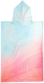 Resim Sörf Yazlık Panço Kapşonlu Plaj Havlusu Surf Wild 