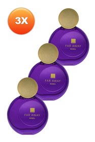 Resim Avon Far Away Rebel Kadın Parfüm Edp 50 Ml. Üçlü Set 