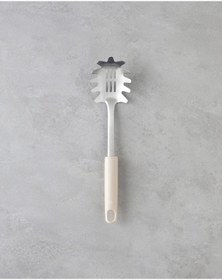 Resim English Home Maisy Paslanmaz Çelik Salata Maşası Servis Gereci 31,5 cm Krem 