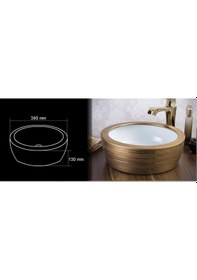 Resim Lena Tezgah Üstü Çanak Lavabo E -8122 