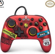 Resim Nintendo Switch Kablolu Nano Oyun Kolu Lisanslı Mario Kart Red Edition 