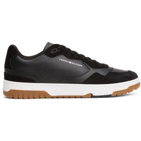 Resim Tommy Hilfiger Siyah Erkek Sneaker TH BASKET BETTER MIX LTH 