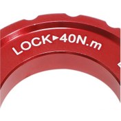 Resim Vkemall Mountain Bisiklet Merkezi Kilitleme Disk Kapağı - Mavi Alüminyum Kilitleme Kapağı 26mm İç Çapı 