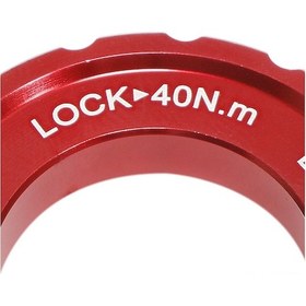 Resim Vkemall Mountain Bisiklet Merkezi Kilitleme Disk Kapağı - Mavi Alüminyum Kilitleme Kapağı 26mm İç Çapı 