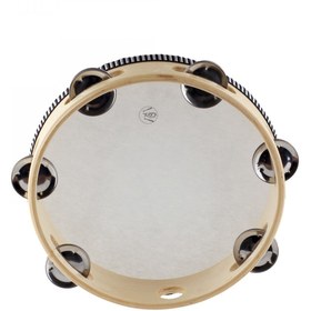 Resim Cox LTH8-6 Cam Derili Tef - 8" (Başlangıç/Orta - Perküsyon Aksesuarı) | Şeffaf Sentetik Deri, Tek Sıra Zil, Hafif ve Ergonomik Tutuş Alanı | Ölçüler: 8 İnç (20 cm) Çap 