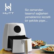 Resim Air Fryer Yağsız Fritöz 3,5 L (DİSTRİBÜTÖR GARANTİLİ) Hutt