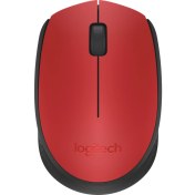Resim Logitech M171 USB Alıcılı Kablosuz Kompakt Mouse - Kırmızı 